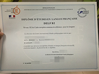 Read more about the article buy Diplôme approfondi de langue française, buy DELF B2 cert
