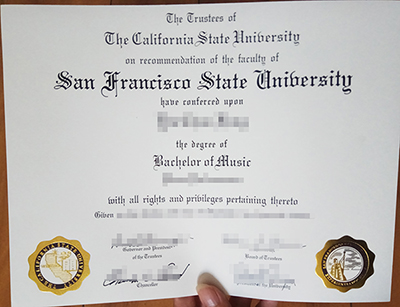 Read more about the article Fake SFSU Diploma, Buy San Francisco State University Diplom