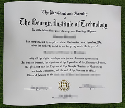 Read more about the article Fake Georgia Institute of Technology Diploma, Georgia Tech D