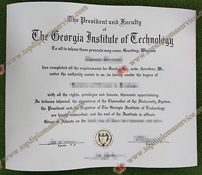 Read more about the article Fake Georgia Institute of Technology Diploma, Georgia Tech D