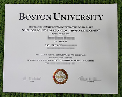 Boston University diploma, Boston University degree, 波士顿大学毕业证书,