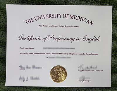 Read more about the article Buy Fake University of Michigan Certificate in English Langu