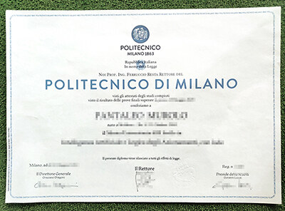 Read more about the article How to order false Politecnico Di Milano diploma in Italy