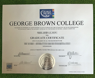 Read more about the article How A Fake George Brown College Degree Certificate Looks