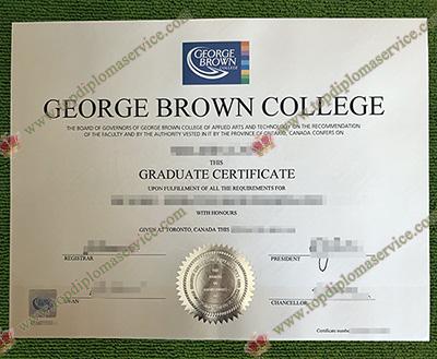 Read more about the article How A Fake George Brown College Degree Certificate Looks