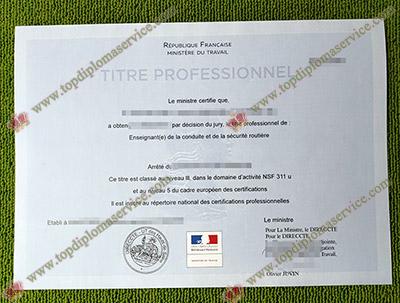 Read more about the article How to Buy A Fake Titre Professionnel Certificate in France