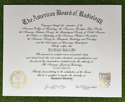 Read more about the article The Art of Making Fake American Board of Radiology Certificate
