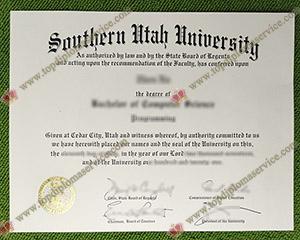 Read more about the article Sample of Fake Southern Utah University(SUU) Diploma online