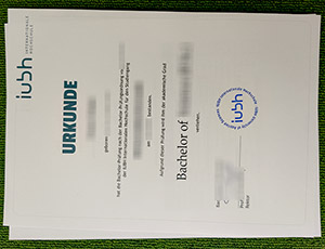 IUBH Internationale Hochschule urkunde, IUBH Internationale Hochschule certificate, IUBH University diploma,