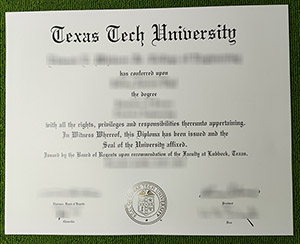 Read more about the article How to Own A Fake Texas Tech University Diploma in USA