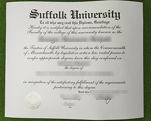 Read more about the article Steps to Produce A Fake Suffolk University Degree Certificate