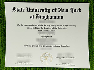 Binghamton University diploma, fake Binghamton University degree, SUNY at Binghamton diploma,