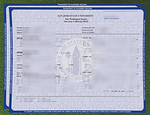 Read more about the article How a fake SJSU transcript looks, buy fake transcript