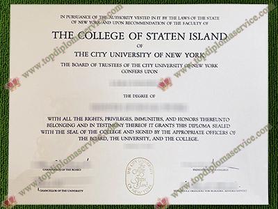 Read more about the article Easy guide to order a fake College of Staten Island diploma