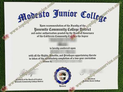 Read more about the article Steps to get a fake Modesto Junior College diploma online