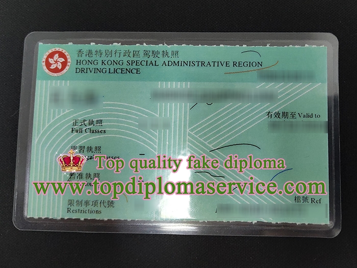 Hong Kong driver license, Hong Kong driving licence,