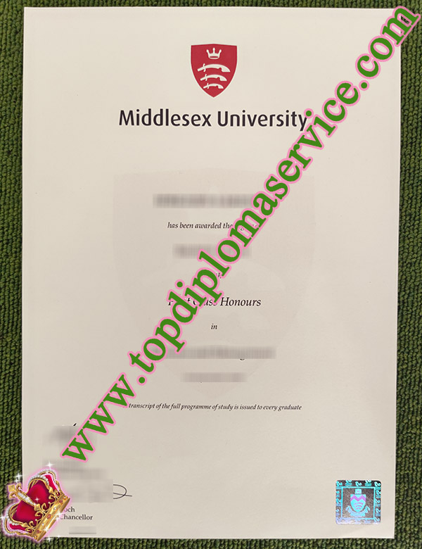 Middlesex University degree, Middlesex University diploma, Middlesex University certificate, 密德萨斯大学证书,