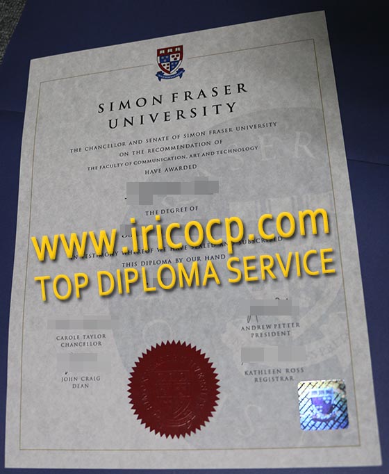 Buy Canada Simon Freser University drgree diploma