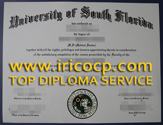 make degree of University of south florida, diploma