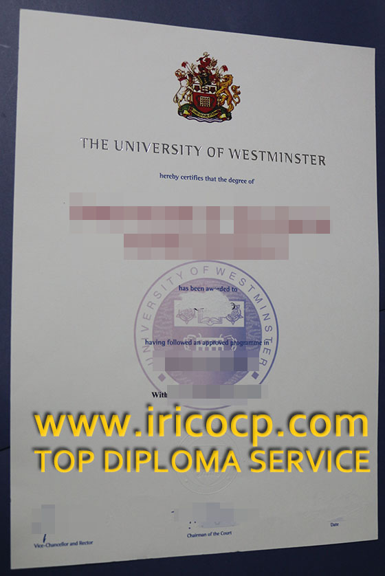 Make University of Westminster degree,buy diploma certificate