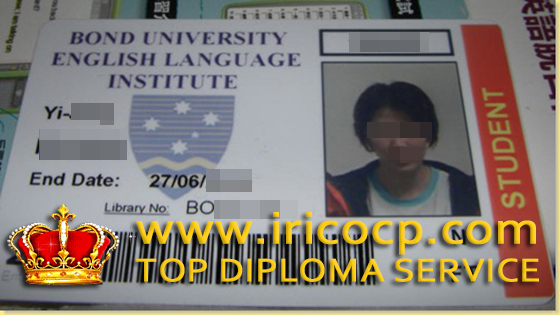 Student Card in Bond University, fake university student card 