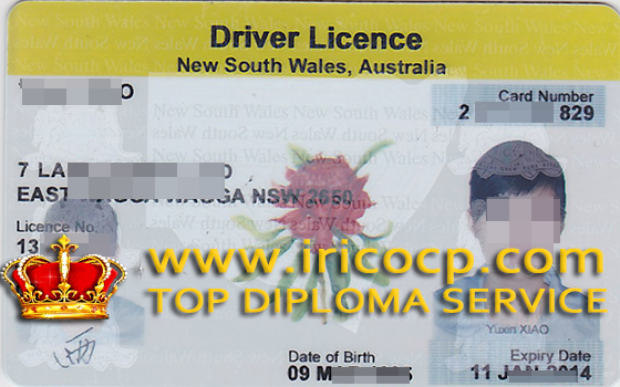 Driving license south wales, fake driver license in Australia 