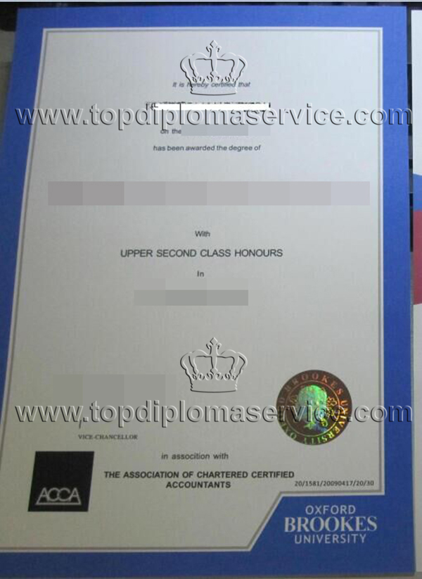 ACCA certificate in Oxford Brookes University, buy a diploma ACCA certificate in Oxford Brookes University, buy a diploma