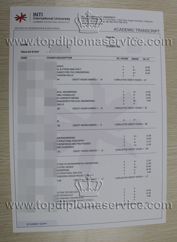 buy a INTI International University transcript certificate buy a INTI International University transcript certificate