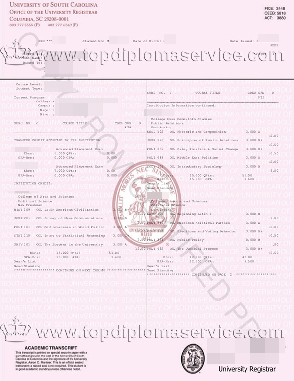 buy USC transcript, buy University of South Carolina cert buy USC transcript, buy University of South Carolina cert