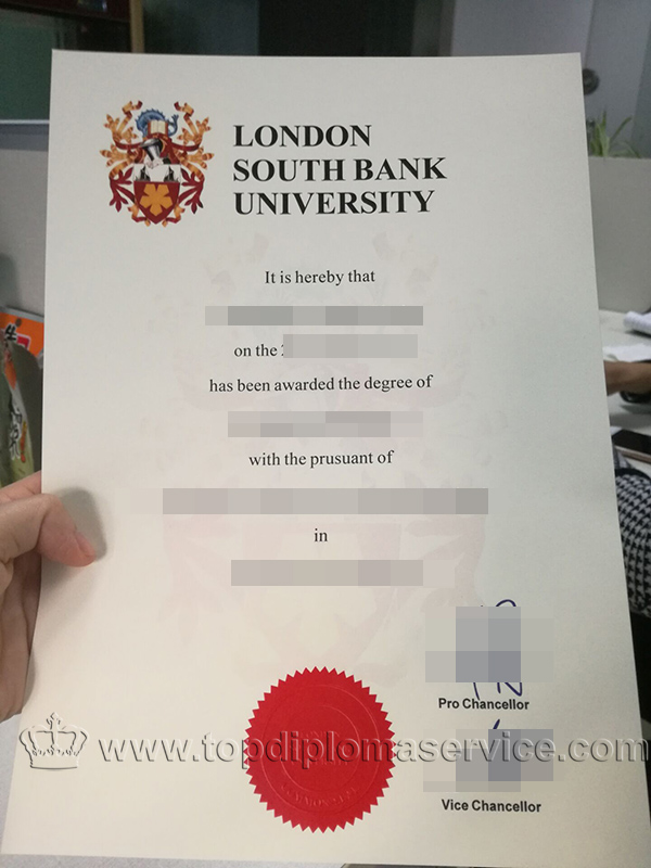 fake London South Bank University degree, buy LSBU diploma