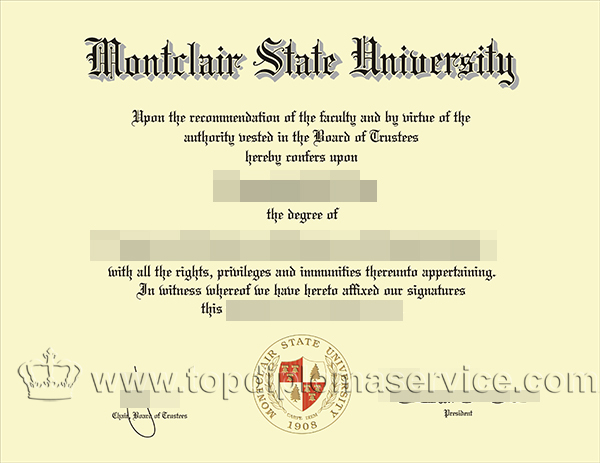 buy Montclair State University degree, buy fake MSU diploma