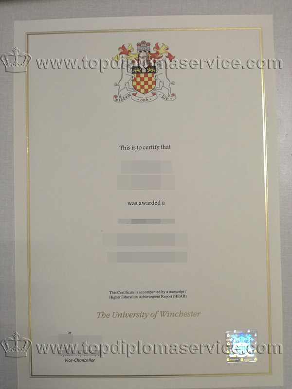 How to buy UK University of Winchester degree certificate? 