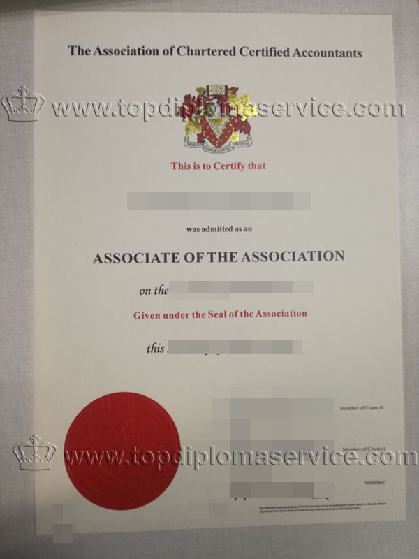 Buy fake ACCA certificate in UK ASSOCIATE OF ASSOCIATION