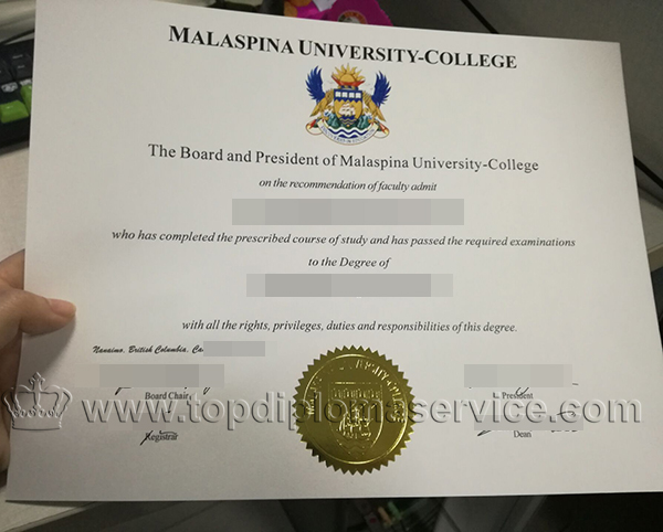 Malaspina University College diploma, buy Canadian degrees