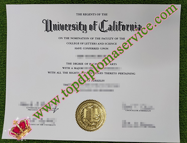 UC Berkeley diploma, University of California Berkeley degree,加州伯克利大学文凭,