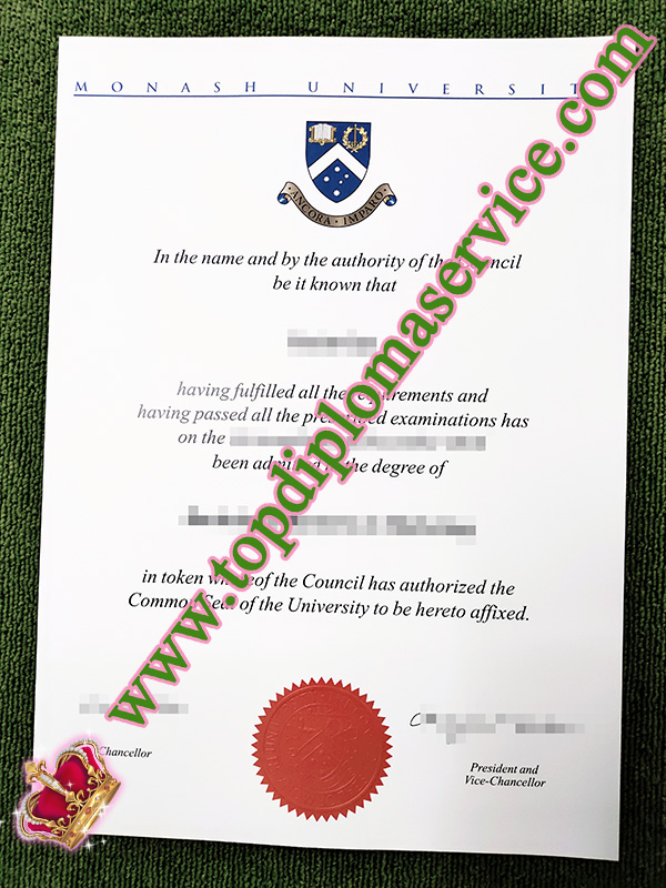 Monash University degree, Monash University diploma, Monash University transcript,