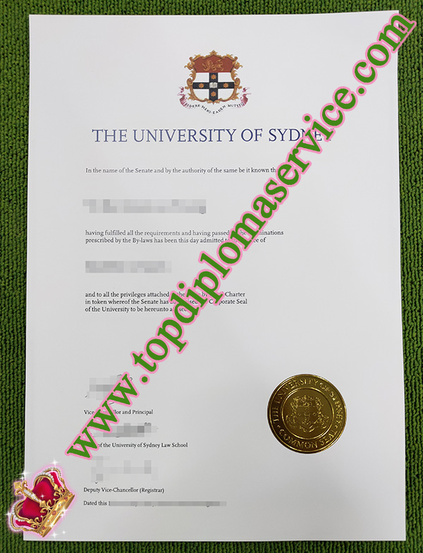 University of Sydney degree, University of Sydney diploma, 悉尼大学毕业证,