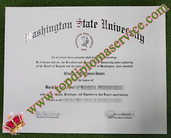 Washington State University diploma, WSU diploma, Washington State University degree, 华盛顿州立大学毕业证,