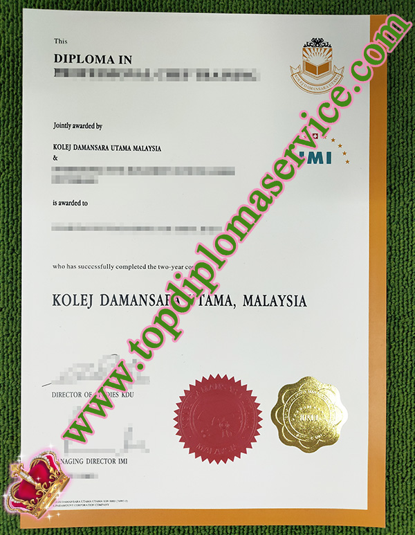 Kolej Damansara Utama diploma, KDU diploma