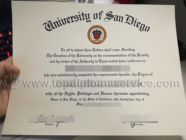 buy University of San Diego(USD)diploma, buy fake USD degree