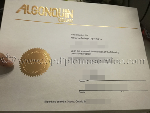 Buy Algonquin College diploma in Canada, buy Phony degrees