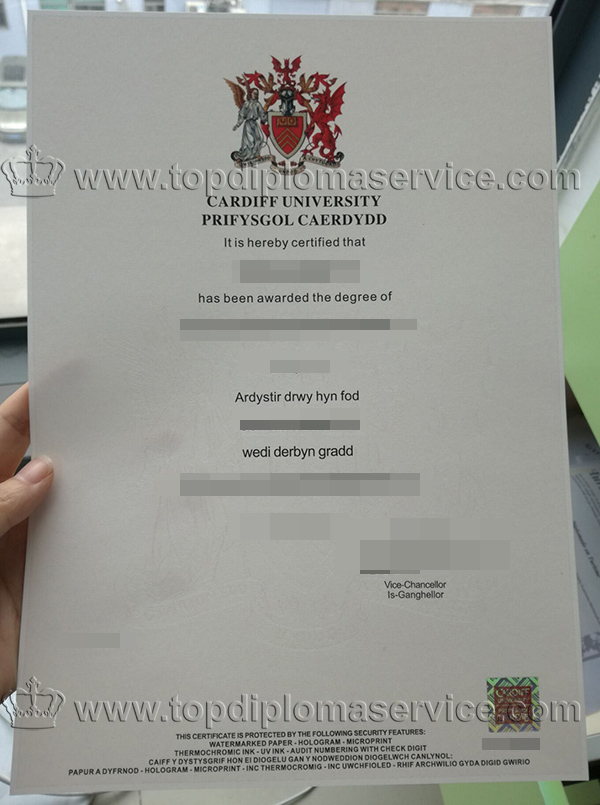 buy Cardiff University Prifysgol Caerdydd diploma certificate