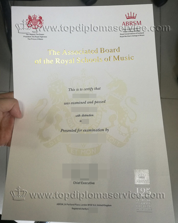 Buy ABRSM certificate, How to order ABRSM certificate UK?