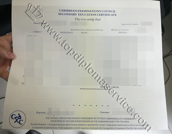 CEC Secondary Education Certificate, Buy fake certificates
