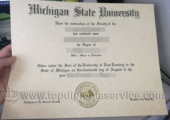 Michigan State University diploma, buy MSU degree in USA