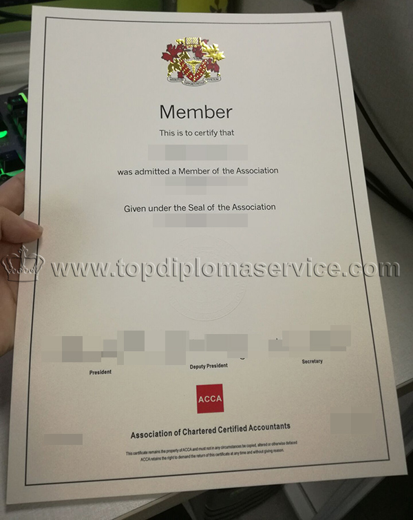buy ACCA certificate with embossed white seal buy ACCA certificate with embossed white seal