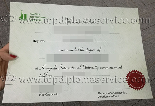 Kampala International University diploma,buy KIU degree cert