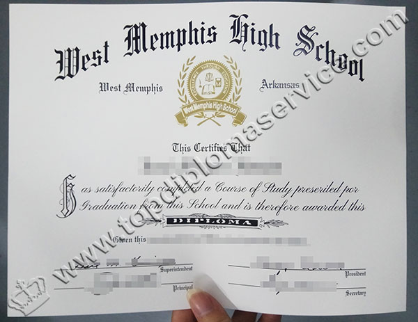 West Memphis High School diploma, High School diploma