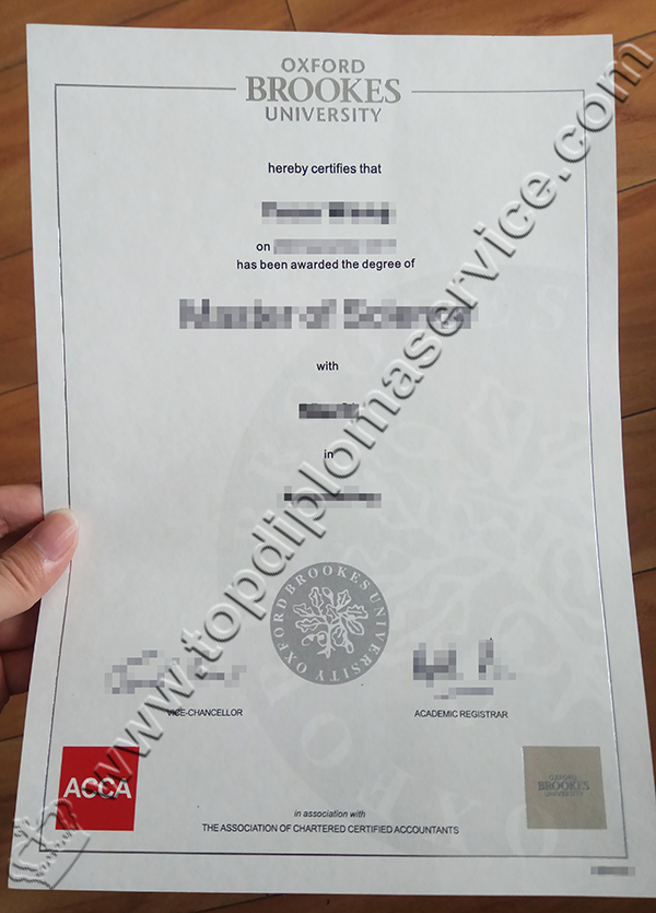 Oxford Brookes University diploma, Oxford Brookes University degree