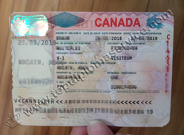 Canada Visa, buy fake visa
